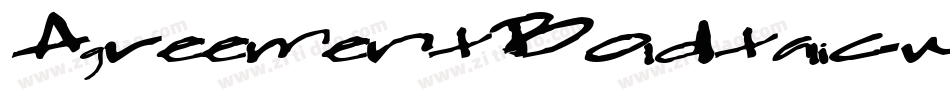 AgreementBoldItalic-w54w字体转换