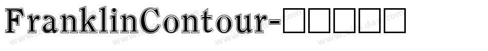 FranklinContour字体转换