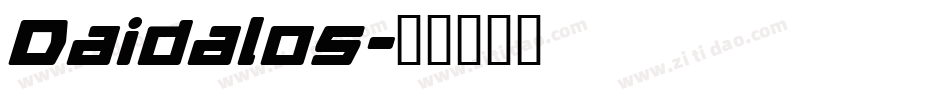 Daidalos字体转换