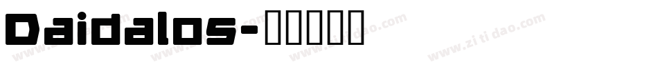 Daidalos字体转换