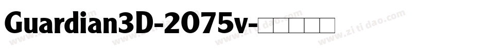 Guardian3D-2O75v字体转换