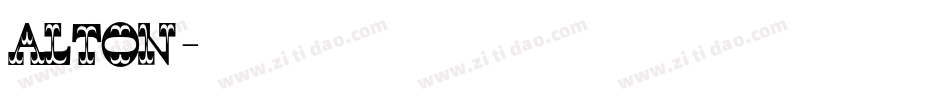 ALTON字体转换