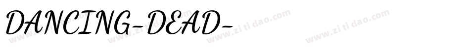 DANCING-DEAD字体转换