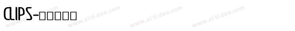 CLIPS字体转换