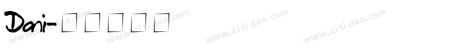 Dani字体转换