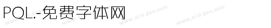 PQL.字体转换