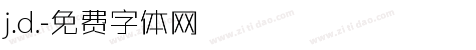 j.d.字体转换