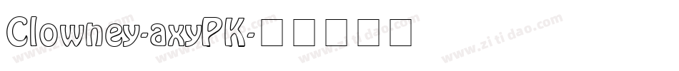 Clowney-axyPK字体转换