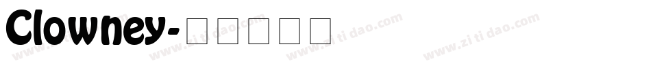 Clowney字体转换