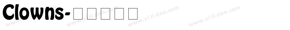 Clowns字体转换