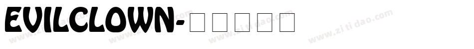 EVILCLOWN字体转换