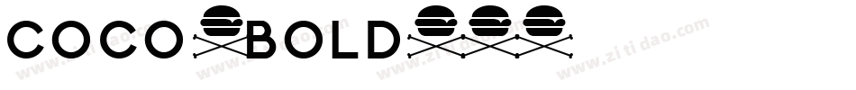 Coco-Bold-9字体转换