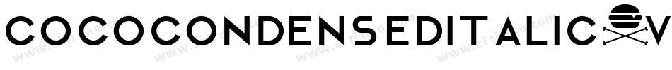 CocoCondenseditalic-vmAz7字体转换