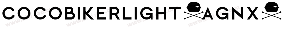 CocobikerLight-aGnx字体转换