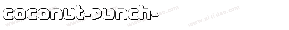 Coconut-Punch字体转换