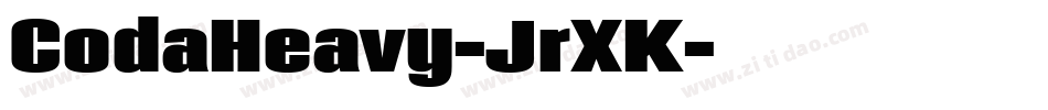 CodaHeavy-JrXK字体转换