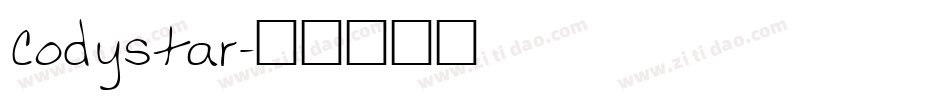 Codystar字体转换