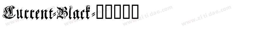 Current-Black字体转换