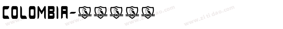 Colombia字体转换