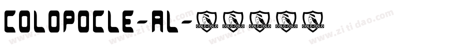 Colopocle-AL字体转换