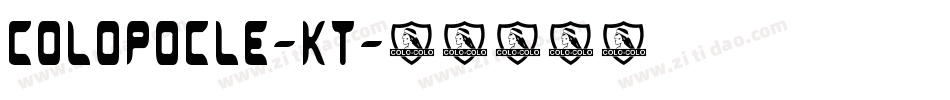 Colopocle-KT字体转换