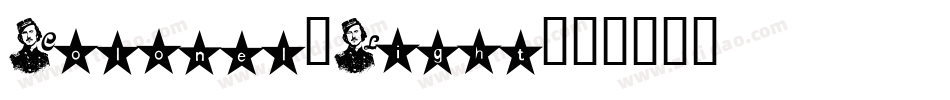 Colonel-Light字体转换