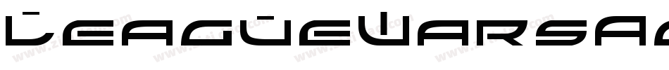LeagueWarsAcademyItalic-R6KV字体转换