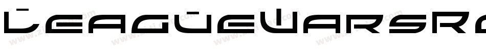 LeagueWarsRegular-nlxV字体转换