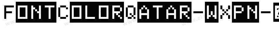FontColorQatar-wXpn字体转换