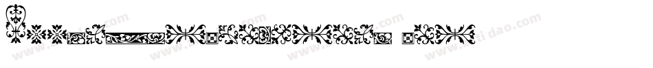 WoodtypeOrnaments-One字体转换