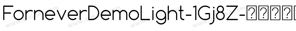 ForneverDemoLight-1Gj8Z字体转换