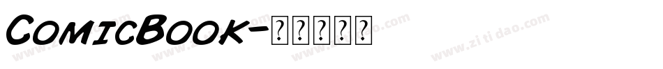 ComicBook字体转换