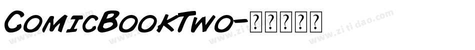 ComicBookTwo字体转换
