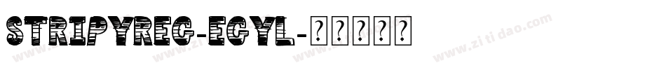 StripyReg-eGyl字体转换