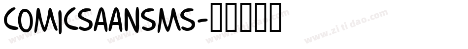 comicsaansms字体转换