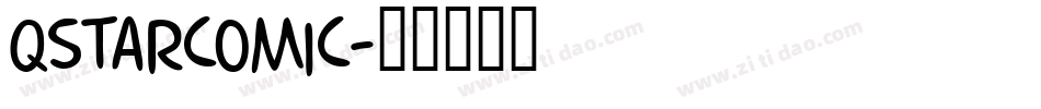 qstarcomic字体转换