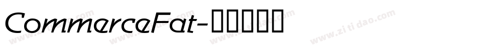 CommerceFat字体转换