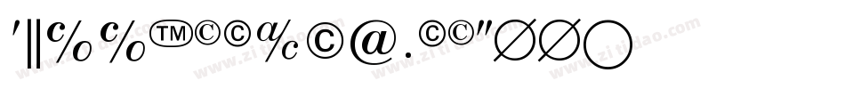 CommercialScrDEE字体转换