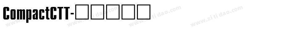 CompactCTT字体转换