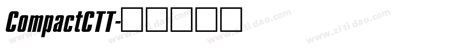 CompactCTT字体转换