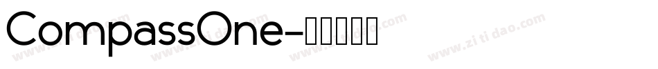 CompassOne字体转换