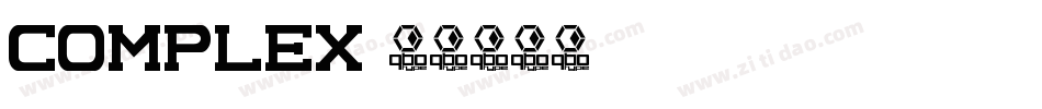 Complex字体转换