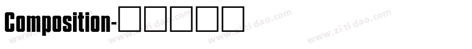 Composition字体转换