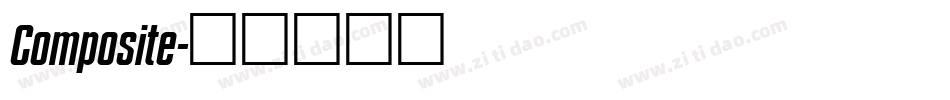 Composite字体转换