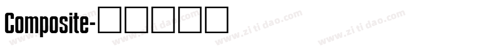 Composite字体转换