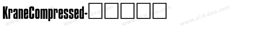 KraneCompressed字体转换