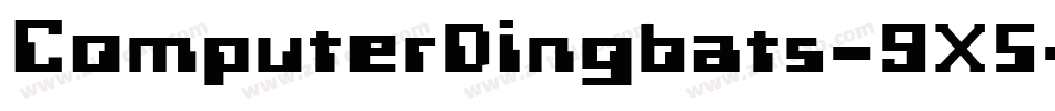 ComputerDingbats-9X5字体转换