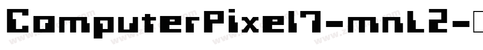 ComputerPixel7-mnL2字体转换
