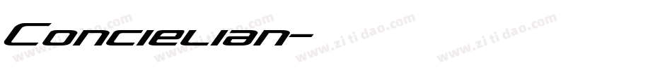 Concielian字体转换