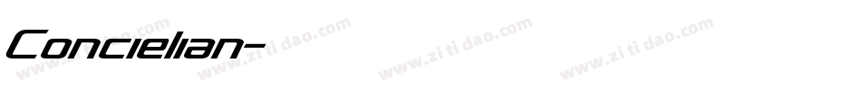 Concielian字体转换
